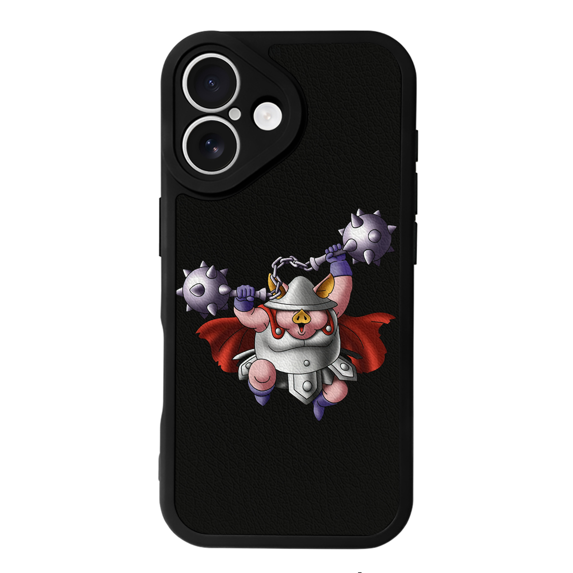 （画像用） ドラゴンクエスト Doragon Kuesuto Dragon Quest 【iPhone 16シリーズ対応】シリコンスマホケース（レザー調） 材質：シリコン